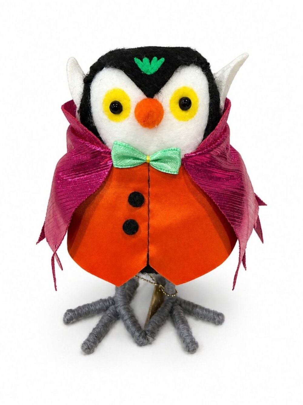 Hyde and Eek! Featherly Friends Charmer Halloween Owl Decor